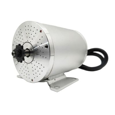 yuandai 48V 2000W 4500RPM Electric Scooter BLDC Motor MY1020 for E-Scooter Motorcycle Accessories Part (Type, 48V 2000W Motor), Silver