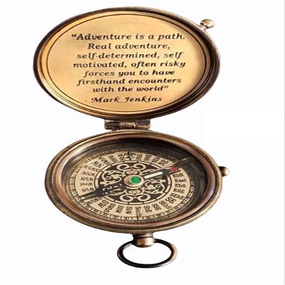 nauticaz Adventure is a Path Nautical Compass Sports & Outdoor Compass Camping Compass Navigational Compass 2 inch