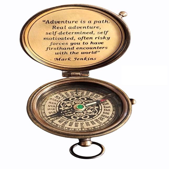 nauticaz Adventure is a Path Nautical Compass Sports & Outdoor Compass Camping Compass Navigational Compass 2 inch
