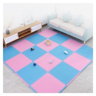 Soft Foam Interlocking Play Mat Splicing Thicken Child Puzzle Climbing Mat Bedroom Carpet Crawling Floor Mat TatamiCustomizable Size (Color : A, Size : 60x60x1.2cm-16pcs)