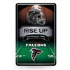 NFL Rico Industries Atlanta Falcons Large Metal Sign 11" x 17" Large Metal Home Dcor Sign view 1