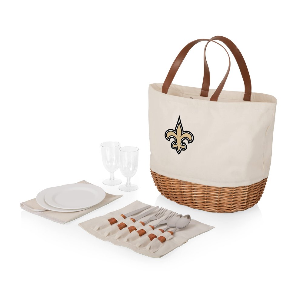 New Orleans Saints Promenade Picnic Basket Set