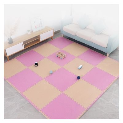 AYLYHD Interlocking Activity Mats, Living Room Interlocking Floor Mats Splice Child Crawling Mat Large Baby Jigsaw Puzzle Climbing Mat Thicken Non-Slip Carpet, Free Stitching