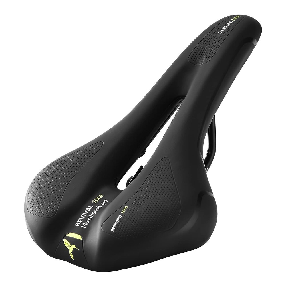 Phaethornis guy Gel Mountain Bike Seat of Comfortable Memory Foam, Bicycle Seats for Men & Women, Bike Saddles for MTB, BMX & Road