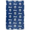 Drake University Bulldogs Blanket, 36"x58" Logo Pattern, Silky Touch Super Soft Throw view 2