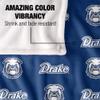 Drake University Bulldogs Blanket, 36"x58" Logo Pattern, Silky Touch Super Soft Throw view 4