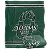 Adams State University Grizzlies Blanket, 50"x60" Primary Logo Stripes, Silky Touch Super Soft Throw view 1