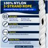 Five Oceans Boat Anchor Rope 3/8 Inch x 75 Ft - Marine Premium 3-Strand White Nylon - Ideal for Mooring Anchoring Windlasses Towing - FO4567-M75 view 2