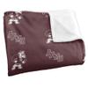 Alabama A&M University Bulldogs Blanket, 50"x60" Logo Pattern, Silky Touch Super Soft Throw view 3