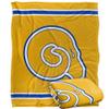 Albany State University Golden Rams Blanket, 50"x60" Primary Logo Stripes, Silky Touch Super Soft Throw view 1
