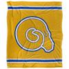 Albany State University Golden Rams Blanket, 50"x60" Primary Logo Stripes, Silky Touch Super Soft Throw view 2