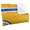 Albany State University Golden Rams Blanket, 50"x60" Primary Logo Stripes, Silky Touch Super Soft Throw view 3