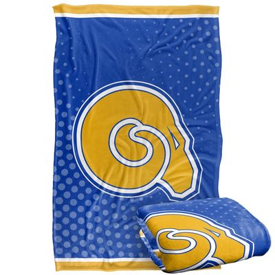 Albany State University Golden Rams Blanket, 36"x58" Logo Dots, Silky Touch Super Soft Throw