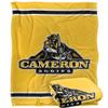 Cameron University Aggies Blanket, 50"x60" Primary Logo Stripes, Silky Touch Super Soft Throw view 1