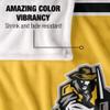 Cameron University Aggies Blanket, 50"x60" Primary Logo Stripes, Silky Touch Super Soft Throw view 4