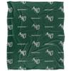 Adams State University Grizzlies Blanket, 50"x60" Logo Pattern, Silky Touch Super Soft Throw view 2