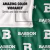 Babson College Beavers Blanket, 36"x58" Logo Pattern, Silky Touch Super Soft Throw view 4