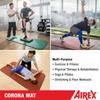 AIREX Corona 200 Premium Exercise Mat for Yoga, Physical Therapy, Rehabilitation, Balance & Stability Exercises, Pilates, Aerobics 78" x 39", Red view 3