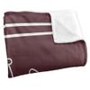 Alabama A&M University Bulldogs Blanket, 50"x60" Primary Logo Stripes, Silky Touch Super Soft Throw view 3