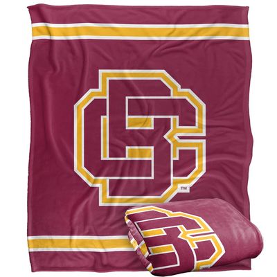 Bethune-Cookman University Wildcats Blanket, 50"x60" Primary Logo Stripes, Silky Touch Super Soft Throw