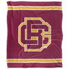 Bethune-Cookman University Wildcats Blanket, 50"x60" Primary Logo Stripes, Silky Touch Super Soft Throw view 2