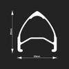 H Plus Son Archetype Bicycle Rim - 700C 622 x 17.6 - Polished Silver - 470575 view 2