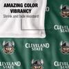 Cleveland State University Vikings Blanket, 36"x58" Logo Pattern, Silky Touch Super Soft Throw view 4