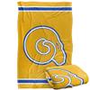 Albany State University Golden Rams Blanket, 36"x58" Primary Logo Stripes, Silky Touch Super Soft Throw view 1
