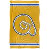 Albany State University Golden Rams Blanket, 36"x58" Primary Logo Stripes, Silky Touch Super Soft Throw view 2