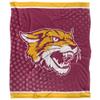 Bethune-Cookman University Wildcats Blanket, 50"x60" Logo Dots, Silky Touch Super Soft Throw view 2