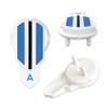 Alignment Ball Mark - Putting Alignment Aid Tool - Golf Ball Marker - Rotate to Aim - Golf Gift Accessory for Men & Women Golfers - USGA Compliant - Blue view 2