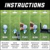 Alignment Ball Mark - Putting Alignment Aid Tool - Golf Ball Marker - Rotate to Aim - Golf Gift Accessory for Men & Women Golfers - USGA Compliant - Blue view 4
