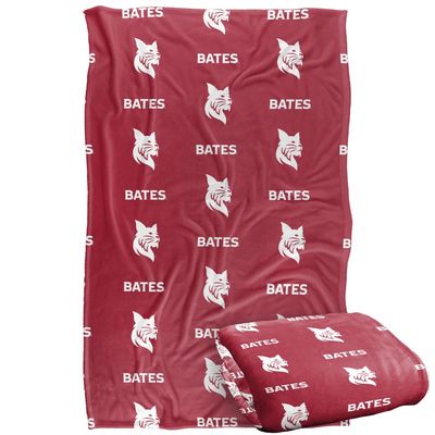 Bates College Bobcats Blanket, 36"x58" Logo Pattern, Silky Touch Super Soft Throw
