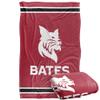 Bates College Bobcats Blanket, 36"x58" Primary Logo Stripes, Silky Touch Super Soft Throw view 1