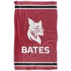 Bates College Bobcats Blanket, 36"x58" Primary Logo Stripes, Silky Touch Super Soft Throw view 2