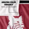 Bates College Bobcats Blanket, 36"x58" Primary Logo Stripes, Silky Touch Super Soft Throw view 4