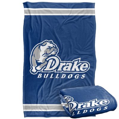 Drake University Bulldogs Blanket, 36"x58" Primary Logo Stripes, Silky Touch Super Soft Throw