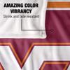 Virginia Tech Hokies Blanket, 50"x60" Primary Logo Stripes, Silky Touch Super Soft Throw view 4