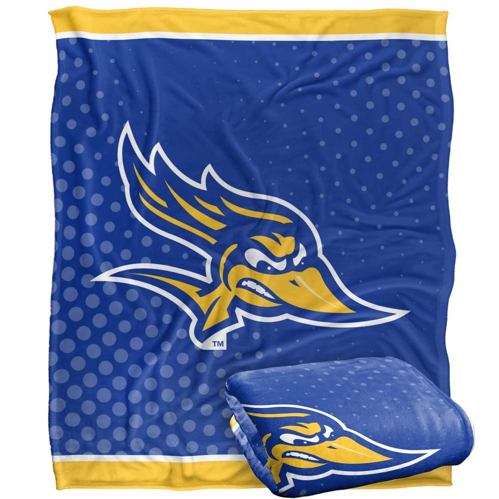 California State University, Bakersfield Roadrunners Blanket, 50"x60" Logo Dots, Silky Touch Super Soft Throw
