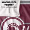University of Arkansas at Little Rock Trojans Blanket, 50"x60" Primary Logo Stripes, Silky Touch Super Soft Throw view 4