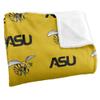 Alabama State University Hornets Blanket, 36"x58" Logo Pattern, Silky Touch Super Soft Throw view 3