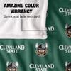 Cleveland State University Vikings Blanket, 50"x60" Logo Pattern, Silky Touch Super Soft Throw view 4