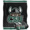 Cleveland State University Vikings Blanket, 50"x60" Logo Dots, Silky Touch Super Soft Throw view 1