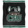 Cleveland State University Vikings Blanket, 50"x60" Logo Dots, Silky Touch Super Soft Throw view 2