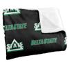 Delta State University Statesmen Blanket, 36"x58" Logo Pattern, Silky Touch Super Soft Throw view 3