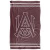 Alabama A&M University Bulldogs Blanket, 36"x58" Primary Logo Stripes, Silky Touch Super Soft Throw view 2