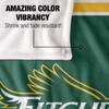 Fitchburg State University Falcons Blanket, 50"x60" Primary Logo Stripes, Silky Touch Super Soft Throw view 4