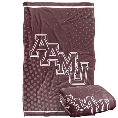 Alabama A&M University Bulldogs Blanket, 36"x58" Logo Dots, Silky Touch Super Soft Throw