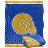 Albany State University Golden Rams Blanket, 50"x60" Logo Dots, Silky Touch Super Soft Throw view 1