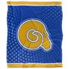 Albany State University Golden Rams Blanket, 50"x60" Logo Dots, Silky Touch Super Soft Throw view 2